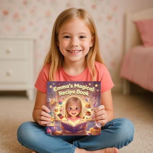 Personalized Story Book Kids: Book from Photo Gift for Toddler Story Grandchildren Gift Custom Baby Storybook with Name Keepsake