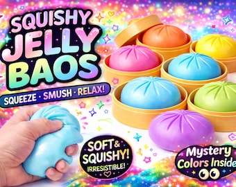 Nicole's Kozy Korner Original Dumpling Squishy, Kawaii Stress Relief Toy