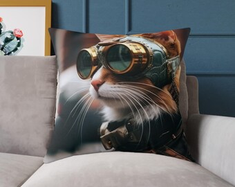 Custom Pet Portrait Throw Pillow | Pet Portrait Pillow Art | Personalised Pet Lover's Gift | Custom Pet Memorial Gift