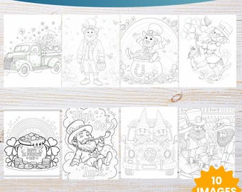St. Patrick's Day Kleurplaten | Ierse ontwerpen (pdf)