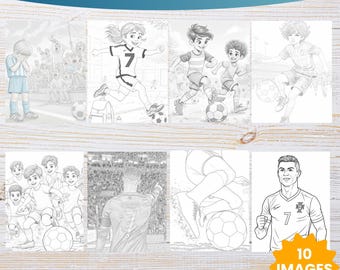Football color pages, football player coloring pages, football ball coloring pages