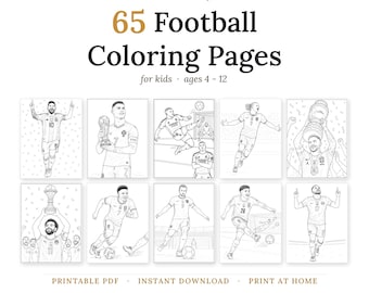 65 Football Player Coloring Pages for Kids (Printable PDF)