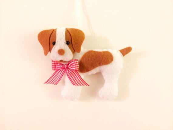 stuffed brittany spaniel
