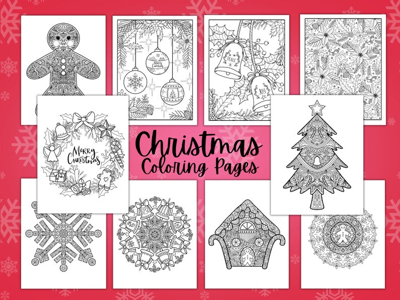 Christmas Coloring Pages Adult - Il 794xN.4367274978 7w3p 