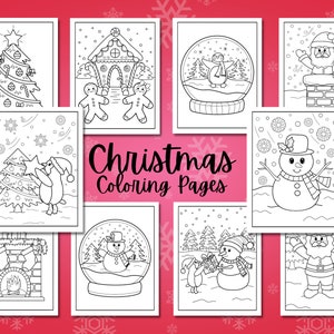 Christmas Coloring Pages, Kid’s Coloring Pages, Christmas Printable, Christmas Coloring Book, Kid’s Coloring Book, Snowman Coloring Pages
