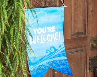 Moana Party "You're Welcome" Door Sign for Moana Birthday - PDF Instant Download - Moana Party Decor Ideas