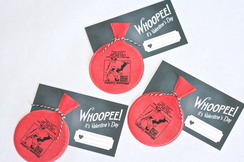 Editable Whoopee Cushion Valentine Template Printable PDF Whoopie Cushion Class Valentines image 4