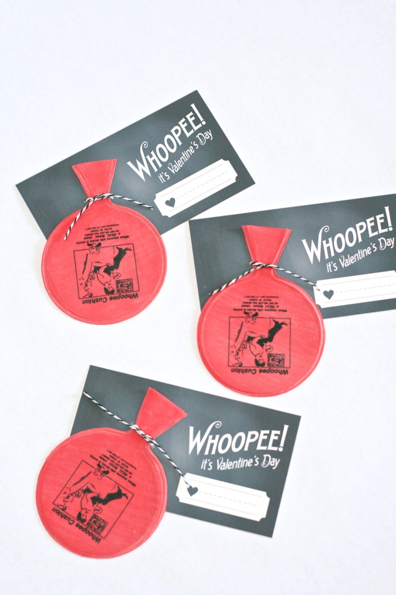 Editable Whoopee Cushion Valentine Template Printable PDF Whoopie Cushion Class Valentines image 3