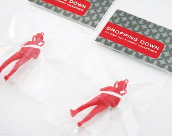 Editable Paratrooper "Dropping Down" Valentine Template - Printable PDF Boys Valentines