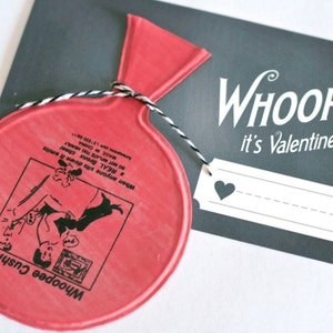 Editable Whoopee Cushion Valentine Template Printable PDF Whoopie Cushion Class Valentines image 1