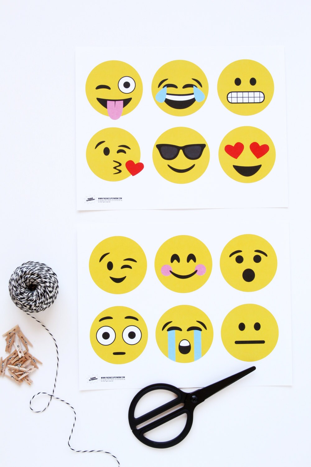 Emoji Party Decor Banner Printable PDF - Etsy