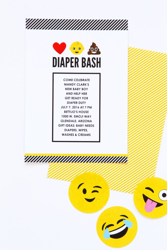 It is a photo of Emoji Invitations Printable for cell phone It is a graphic of Emoji Invitations Printable for cell phone