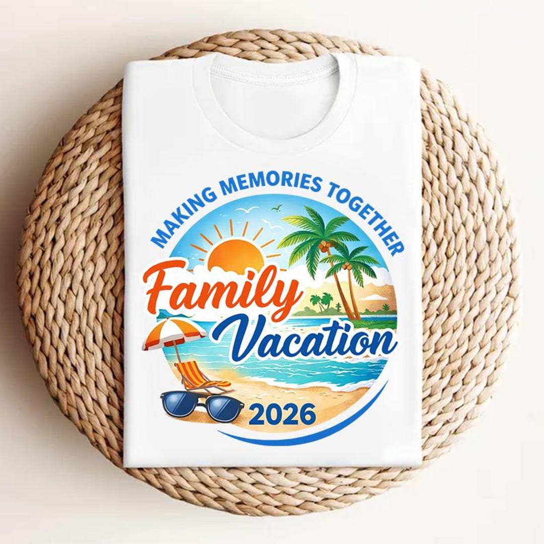 Personalized Family Vacation 2026 Shirt, Custom Beach Trip Tee, Making ...