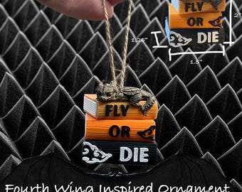 Fourth Wing Inspired Ornament