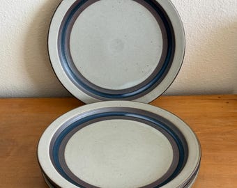 Set of 4 Vintage Otagiri Horizon Dinner Plates – Japanese MCM Stoneware