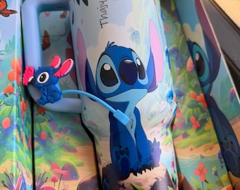 Personalized Stitch  stanley 40 oz Cup, Christmas Gift for Him Or Her