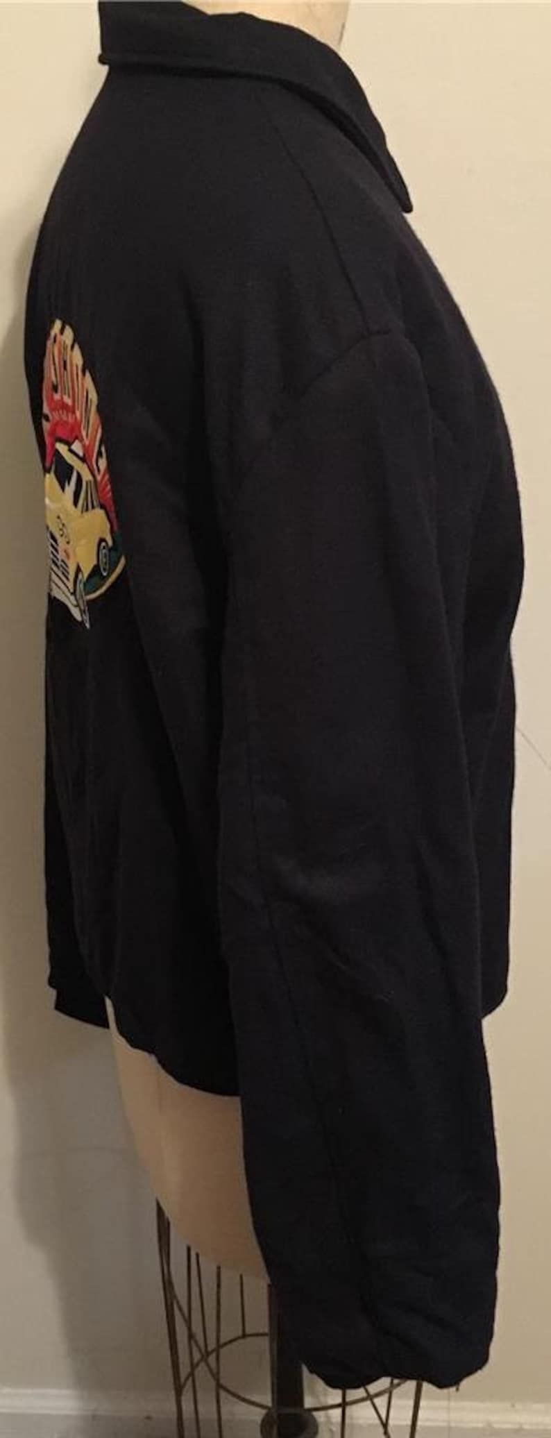 Nick at Nite Classic TV Sunshine Cab Company Taxi Vintage 1990/'s Bomber Jacket