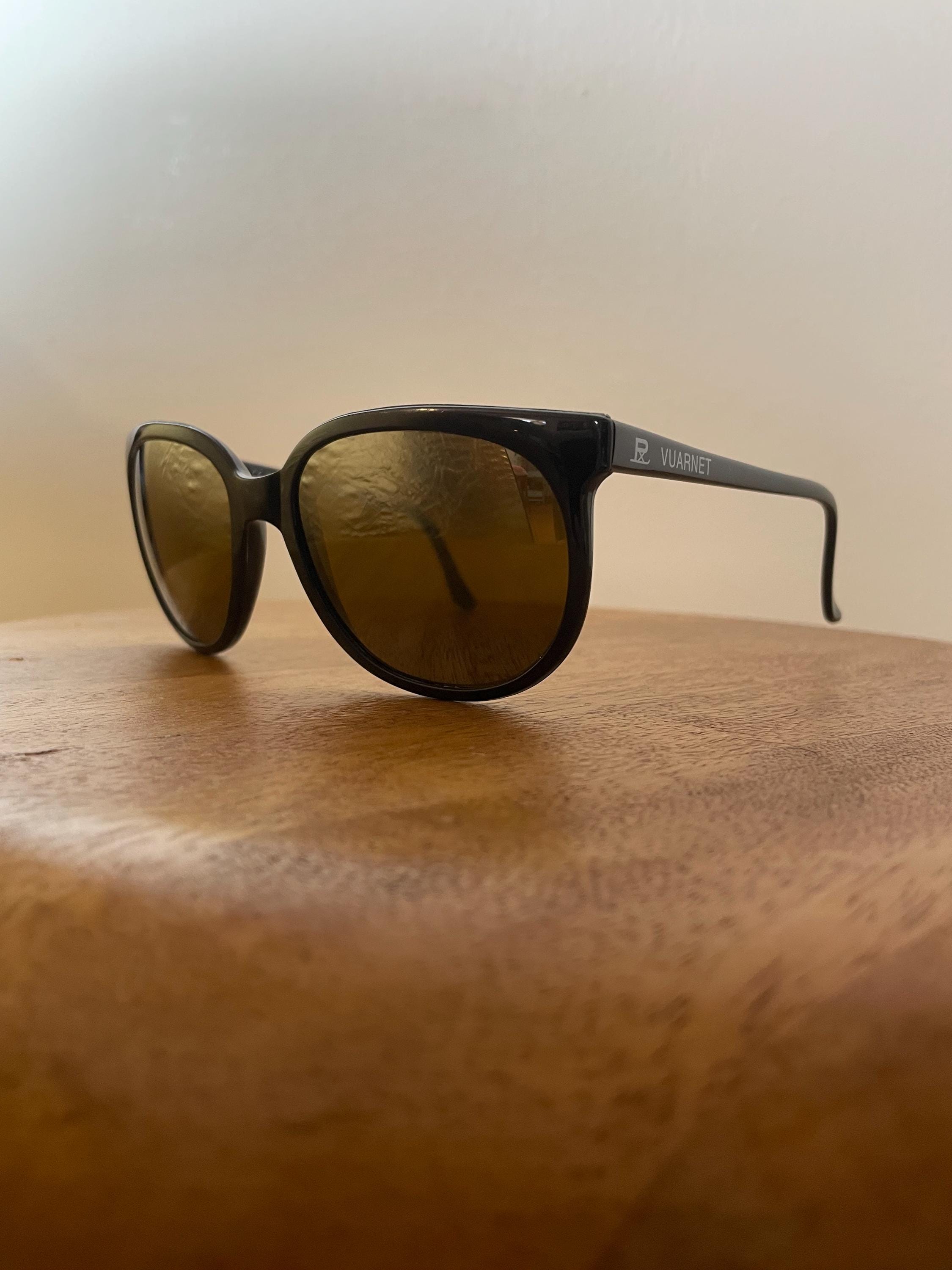 Vintage 1984 Black Vuarnet Pouilloux 002 Sunglasses