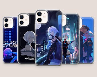 Etui na telefon Lucy David Cyberpunk Edgerunners Cover do iPhone'a 17e, 16, 15, 14, 13, 12, Samsunga S26, S25, S24, S23Fe, A16, A56 Pixel 10A, 9Pro