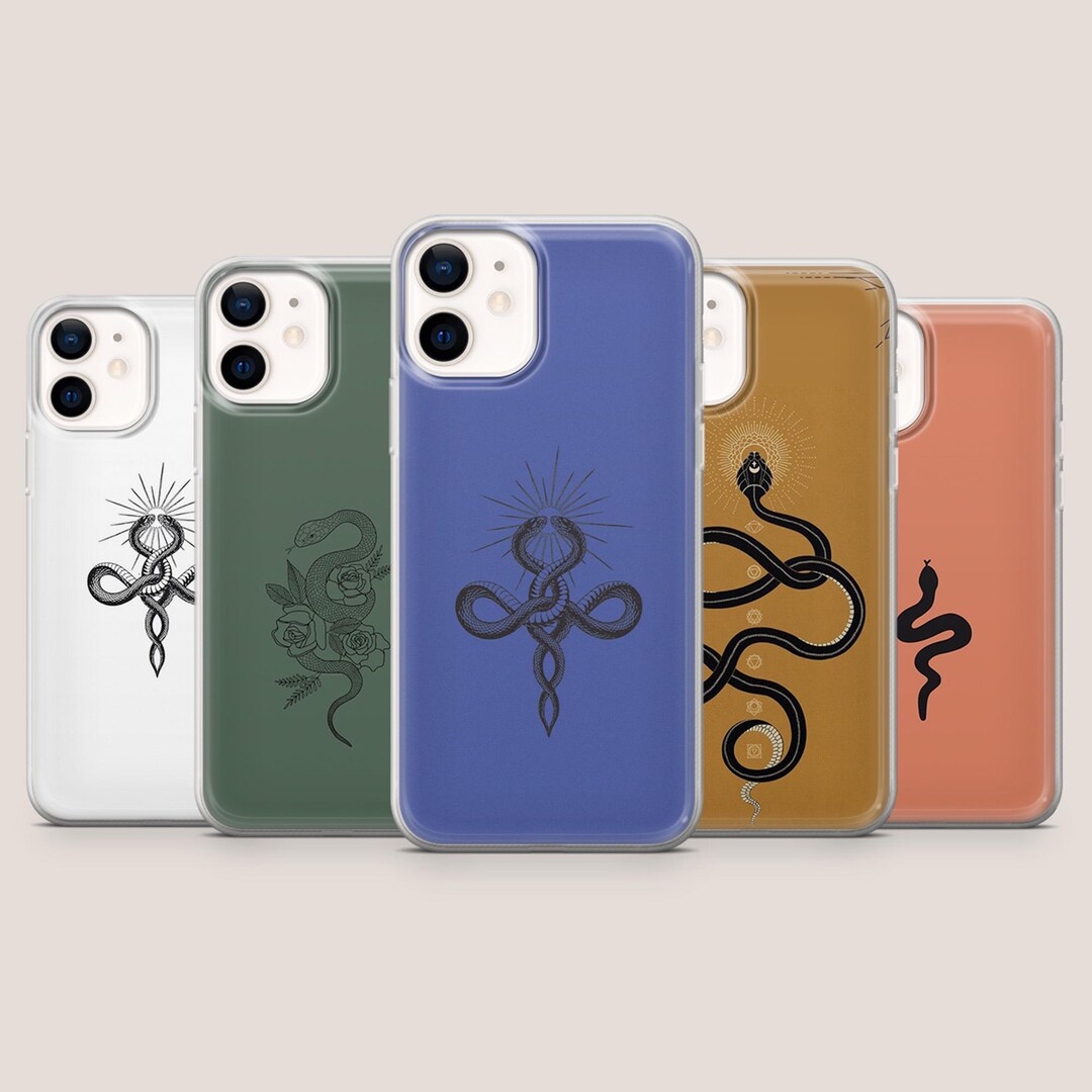 Snake Phone Protector Snake Phone Case Serpent Animal Reptile Cover for iPhone 17pro, 16e, 15 ...