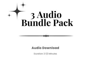 Self Care Audio Bundle | 3 Calming MP3 Downloads | Breathwork, Affirmation and Encouragement for Women