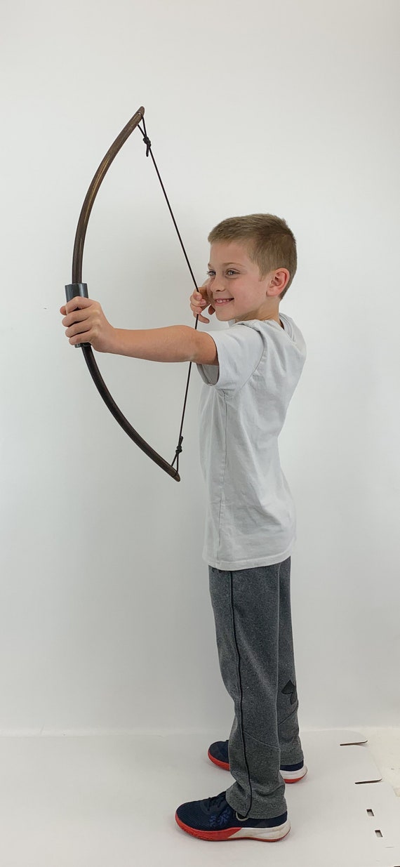 Eagle Eye Longbow 38 Dark Brown Bow And Arrows Set Etsy