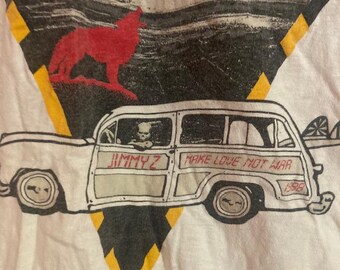 Jimmy'z Vintage- Rare Tee- T-shirt - 80s -surfer-woody & the Bomb