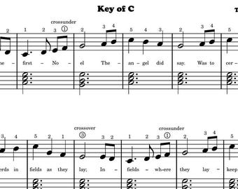 El Primer Noel ~ Nivel 1 Piano Fácil ~ Toquemos Acordes de Música