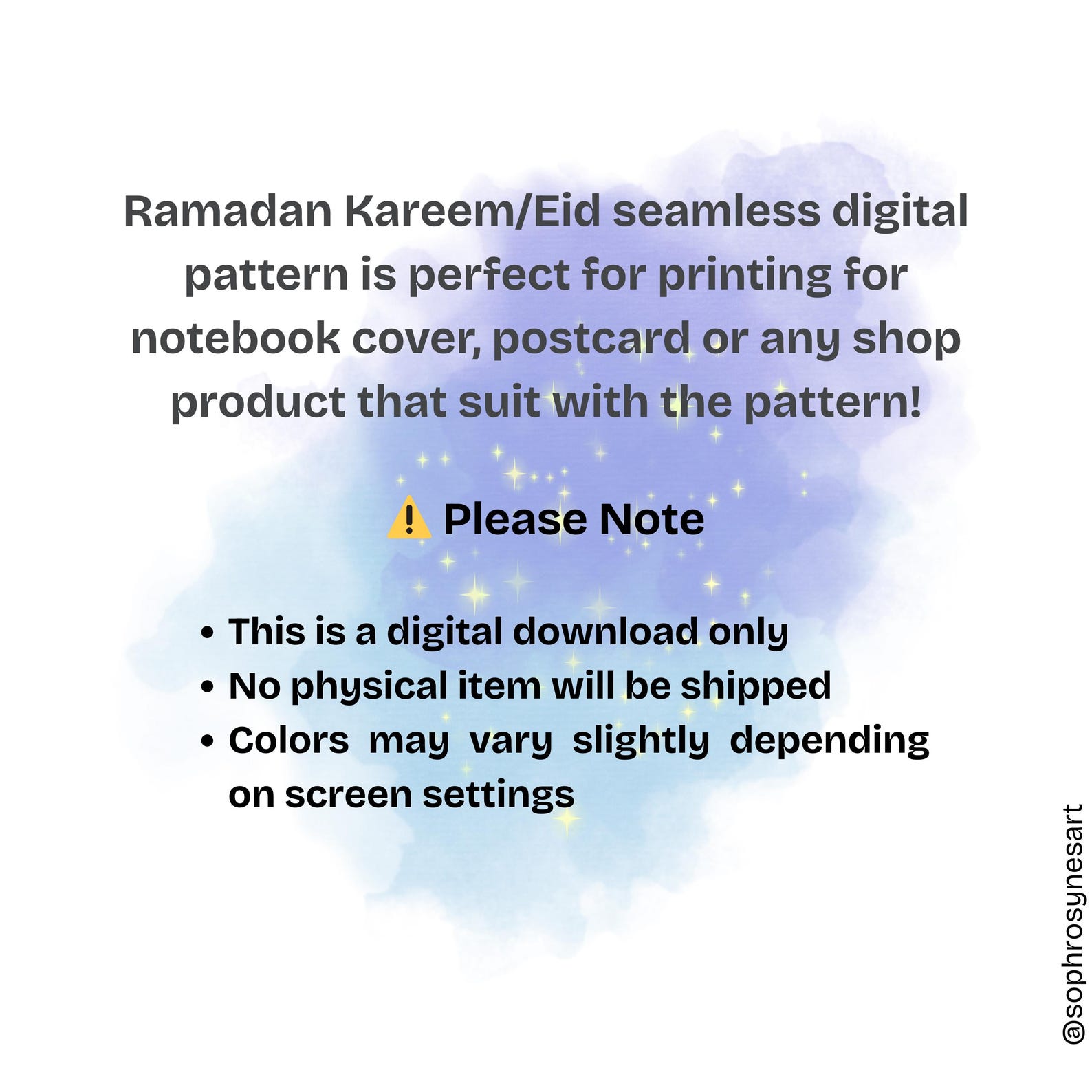 Ramadan Eid Seamless Pattern Set | Islamic (PNG Digital Download - Etsy