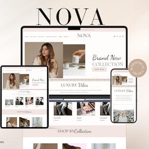 Nova E-Commerce Template | WooCommerce Theme for Online Shops, Boutiques & Creative Stores