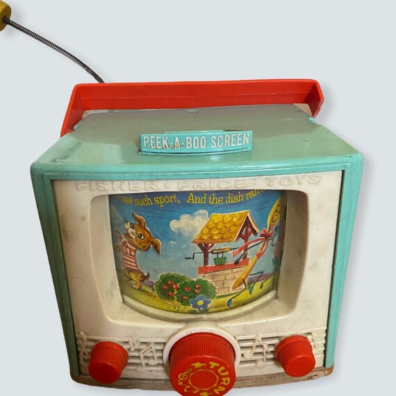 Vintage Fisher Price Diddle Diddle TV - Etsy