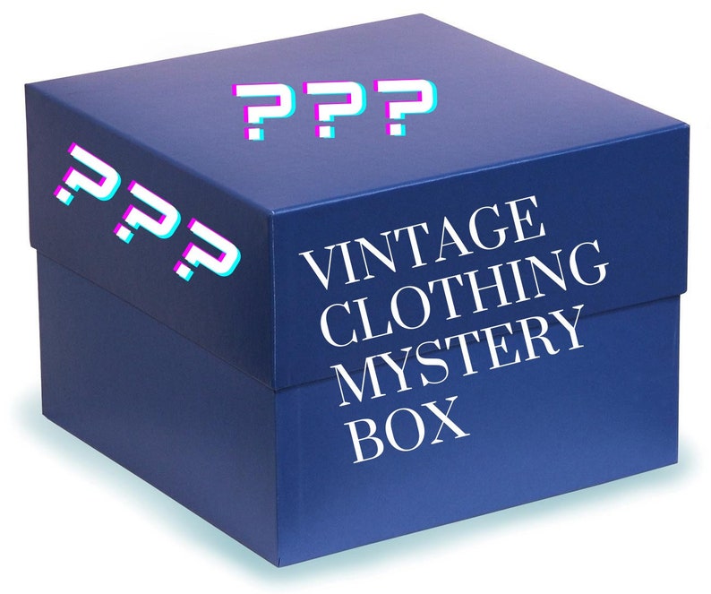 Vintage Clothing Mystery Box Etsy