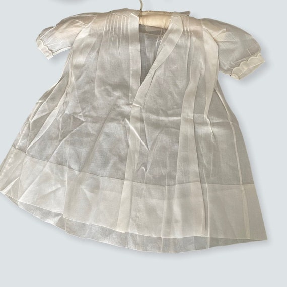 Antique baby dress with lace - image 2