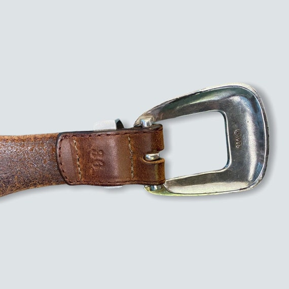 Vintage 1996 Leather Belt - image 3