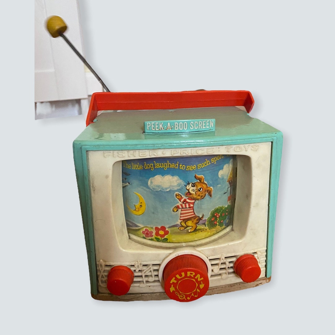 60's vintage「FISHER PRICE」ピーカブー　TV オルゴール 60's vintage「FISHER PRICE」ピーカブー TV オルゴール
