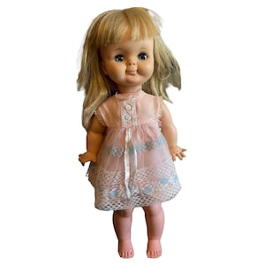 Vintage Effanbee Doll in a Mattel Dress