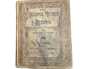 Livre ancien The Rational Method in Reading Primer, format approximatif