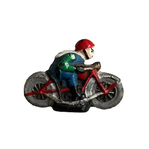 Antique Cast Iron Motorcyclist Toy/Figurine