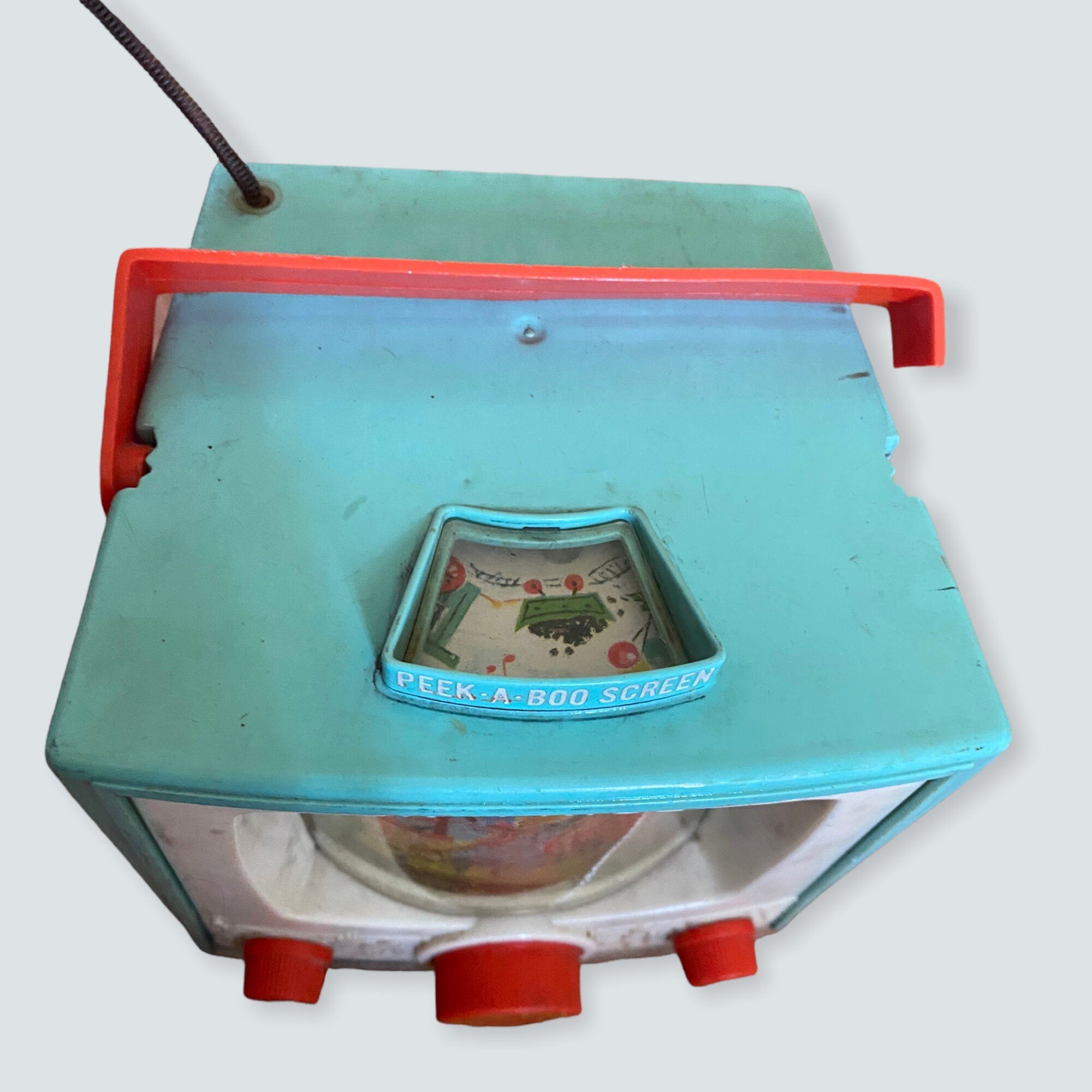 Vintage Fisher Price Diddle Diddle TV - Etsy