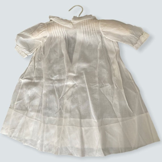 Antique baby dress with lace - image 1