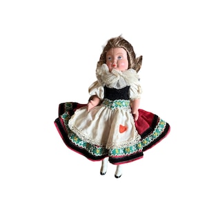 Vintage German Plastic Doll