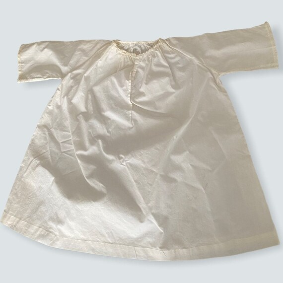 Antique baby dress, handmade, cotton - image 3