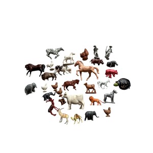 Assorted Vintage Plastic Toys