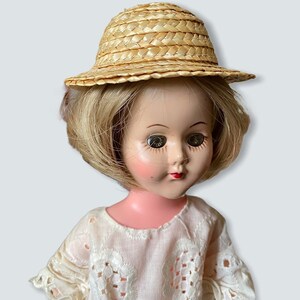 Vintage plastic doll in beach clothes 13