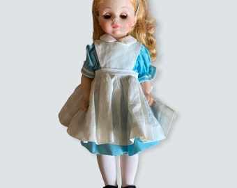 Child's Doll, Alice in Wonderland Doll, 1940s Vintage Sewing
