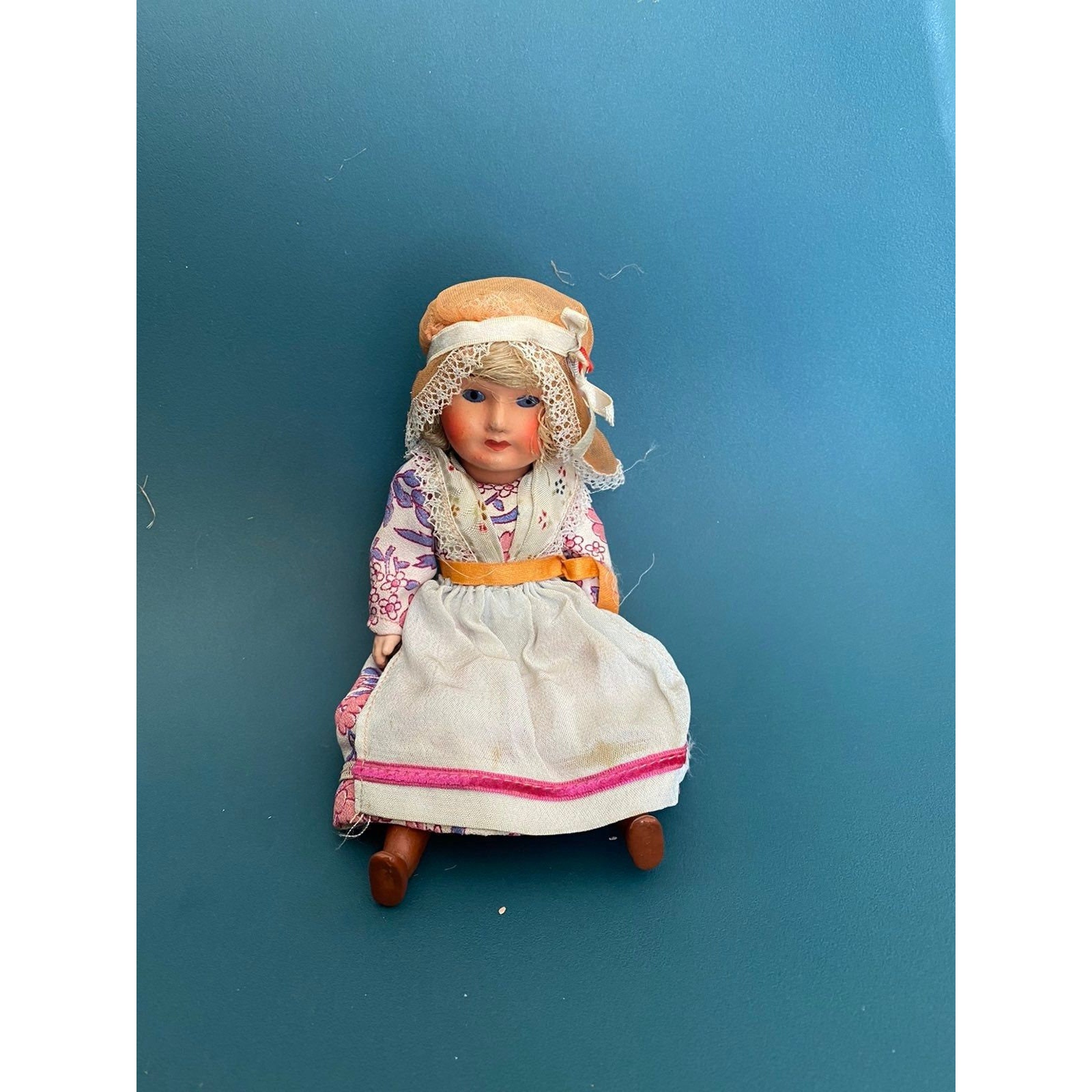 SFBJ　ドール　アンティーク風　ミニョネット アンティーク SFBJ 7 1/2 インチ ミニョネット人形 - Etsy 日本