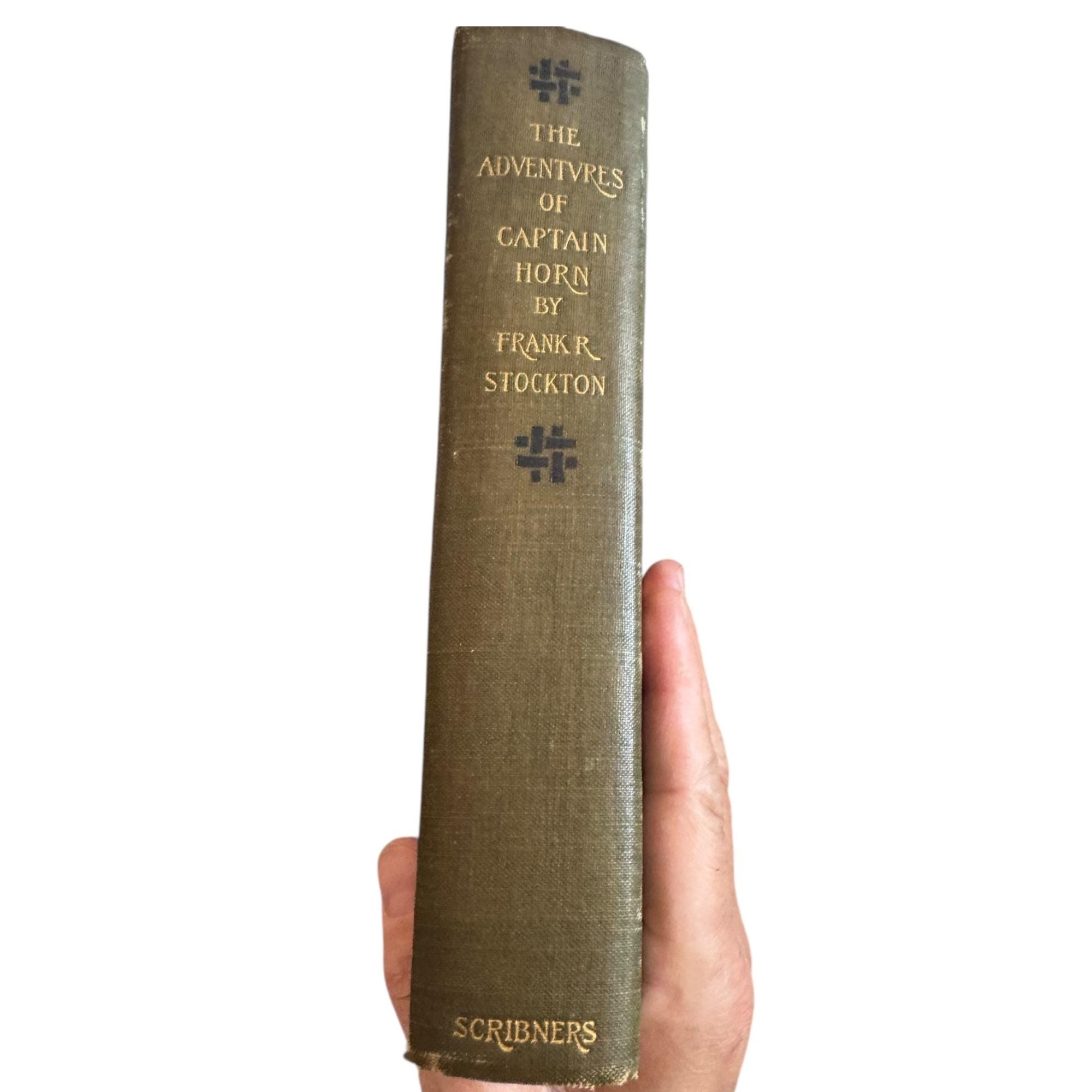capi ハンドフック① First Edition 1895 ADVENTURES of CAPTAIN HORN by Frank R. Stockton