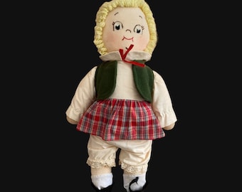 Bambola zuppa Campbell vintage