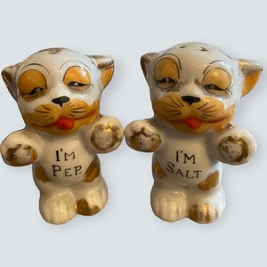 Vintage Bonzo Dogs Salt and Pepper shakers