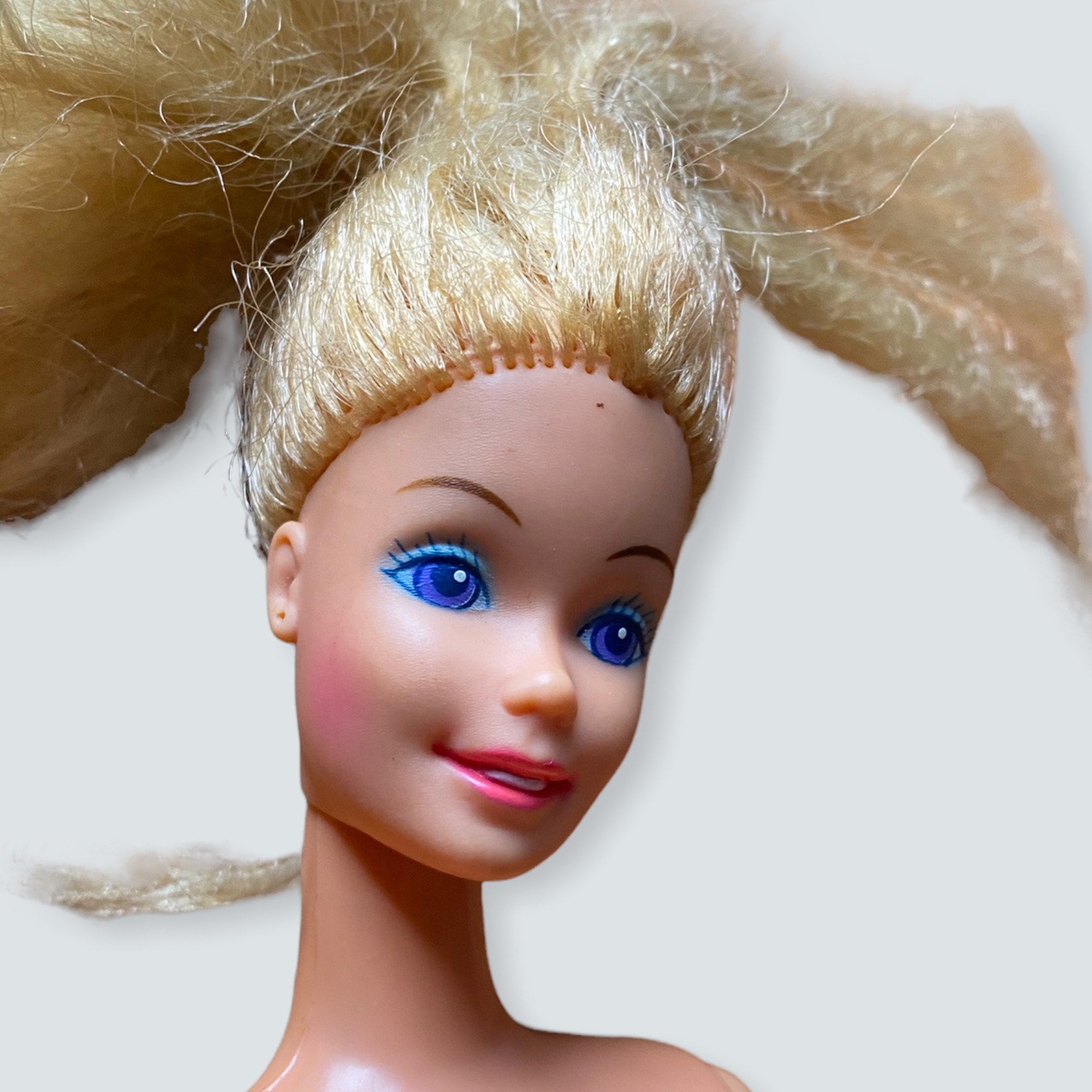 Vintage Barbie With Purple Eyes - Etsy Vintage Barbie With Purple Eyes - Etsy